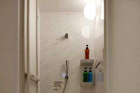 大阪のフィットネススタジオTRIVE　来店フロー　シャワールーム